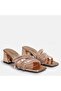 Large Size Women's Heel-Style Stone-Embellished Slippers 41-42-43-44-Roz - 7