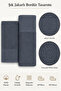 2 Piece Bath Towel Set 90X150 + 50X90 cm Elora - 5