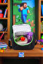 Primary School Orthopedic Waterproof Backpack with Water Bottle Pocket and 3 Compartments for Boys - 4