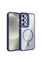Galaxy S24 Case with Camera Stand, Magsafe Supported, Transparent Back, Silicone Senk - 3