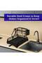 Foldable Dish Rack – Compact Dish Drainer for Kitchen Sink & Countertop – Space-Saving, Durable & Portable Dish Drying Rack for Plates, Cups & Cutlery - 3