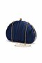 Oyster Model Pleated Satin Model Handbag Wedding Engagement Evening Dress Bag - 5
