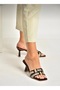 Women's Stylish Summer Slippers with Thin Heels - 3