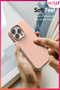 Pistachio Green Liquid Inside Velvet Matte Silicone Case for iPhone 14 Pro - 6