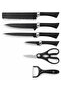 6-Piece Professional Stainless Steel Kitchen Knife Set