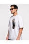 Unisex Oversize Messi T-Shirt King Leo Messi Printed White T-Shirt Front Printed Cotton Crew Neck Short Sleeve Summer T-Shirt - 3