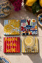 Kare La Dolce Vita Coaster Set of 4 – Sicily Themed - 9 Cm, 3 mm Mdf, Uv Printing, Decorative Coaster - 3