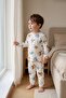 Boy's 100% Cotton Single Jersey Fabric Long Sleeve Seasonal Pajama Set - 2