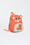 Licensed Orange Girls' and Boys' Nursery and Kindergarten Backpack with Teddy Bear Figure - 2
