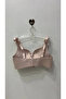 Women's Double Padded Lace-Up Front Laser Cut Bra -1151 - 2