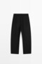 Piliseli barrel fit pantolon - 8