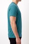 Unisex Green Crew Neck Oversize T-Shirt - Basic Loose Fit Casual T-Shirt - 2