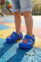 Cobalt Blue Teddy Bear Nursery Beach Pool Slippers Unisex Children's Slippers & Sandals - 3
