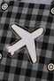 Baby Boy Airplane Detail Badi Salopet Set 15356 - 3
