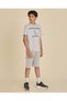 Senior Boys Grey Melange Active Fashion Shorts - 5