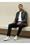 REGULAR FIT NYLON COLLAR JACKET - 5
