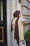 Women's Cape Collar Wide Sleeve Waist Tie Linen Shirt Green - 5