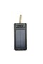 30000mAh Solar Power Bank, 22.5W Fast Charging, Built-in Type-C & Lightning Cables, Multiple USB Outputs - 5