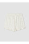 Esvab • Modern & Distinctive Embroidered Ruffled Women's Shorts Pajama Bottoms - 3