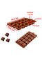 15 eyes bow gift box shaped silicone candle candy cookie jelly chocolate ice etc mold (1 pc - 4