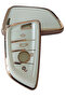 Bmw g Series Compatible Fem Smart Remote Control Key Protection Case Auto Keychain White Gold - 3