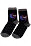 Boy's 9-10 Years Old Black 5-Piece Sock Set with Polka Dot Pattern - 4