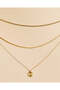Women Gold Layered Pendant Necklace