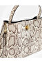 Women Beige Animal Print Hand Bag - 2