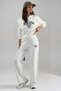 Soft Touch Modal Textured Embroidered Hooded Two-Piece Set