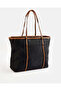 Women Black and Taupe Tote Bag - 3