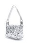 Star Detailed Mini Baguette Women's Crossbody Bag Alpha Silver - 3