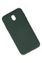 Matxzngz Galaxy J7 Pro / J730 Case Nano Inside Velvet Silicone - (184931) Dark Green - 2
