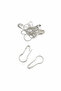 5000 Pieces of Pear-Shaped Safety Pins 2 cm Bulb Type Safety Pins - 2