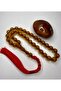 12.5/12.8 Almarey Craftsmanship Ottoman Simile Stick Clamping Amber Prayer Beads - 4