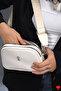 Riga Cream Women's Crossbody Bag |   Soft Textured, Multi-Compartment Daily Shoulder Bag ⭐ - 8
