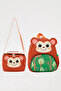Licensed Monkey Figured Backpack and Thermal Insulated Lunch Box Set for Boys/Girls Nursery and Kindergarten