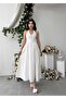 Nora Halter Yaka Poplin Elbise - 5