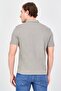 Men Regular Fit Textured Short Sleeve Polo Shirt, Sage Green - 3