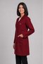 Women's Shirt Collar Long Sleeve Long Length Color Options Alpaca Fabric Doctor and Nurse Coat - 4