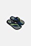 Kids Boy R Line Slip On Sandals, Black - 2