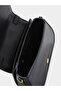 Black Canvas Strap Crossbody Bag - 6