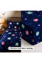 4 Piece Microfiber Bedding Set, 1 Printed Duvet Cover, 1 Fitted Sheet & 2 Pillow Covers - 3