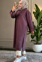 6596 - Comfortable and Stylish Zippered Soft Modal Fabric Long Women's Tunic - 2