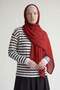 Red Basic Muslin Shawl