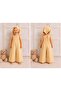 Yellow Plaid Poplin Fabric Strap Girls' Suit (Jumpsuit / Strap Blouse Pants Option) - 2
