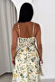 Women's V-Neck Layered Flounce Casual Maxi Dress - 7