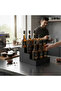3-Tier 9-Compartment Syrup Stand Model 1 - Black Wide Barista Coffee Sauce Organizer - 7