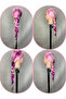 دمية تدريب صناعية باللون الوردي/الفوشيا/الأزرق الفاتح/البلاتيني - 6