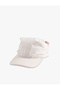 Cotton Lacing Detailed Cap Hat