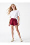 Elastic waist soft touch shorts for girls